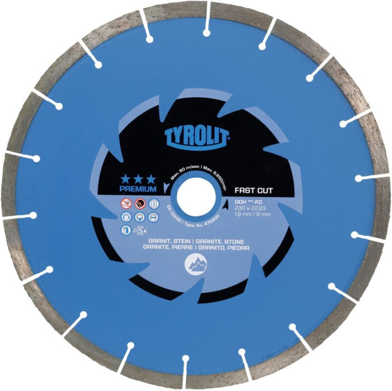 Thumbnail - Tyrolit - Diamant-Trennscheibe premium Fast Cut, Scheiben-Ø: 180 mm
