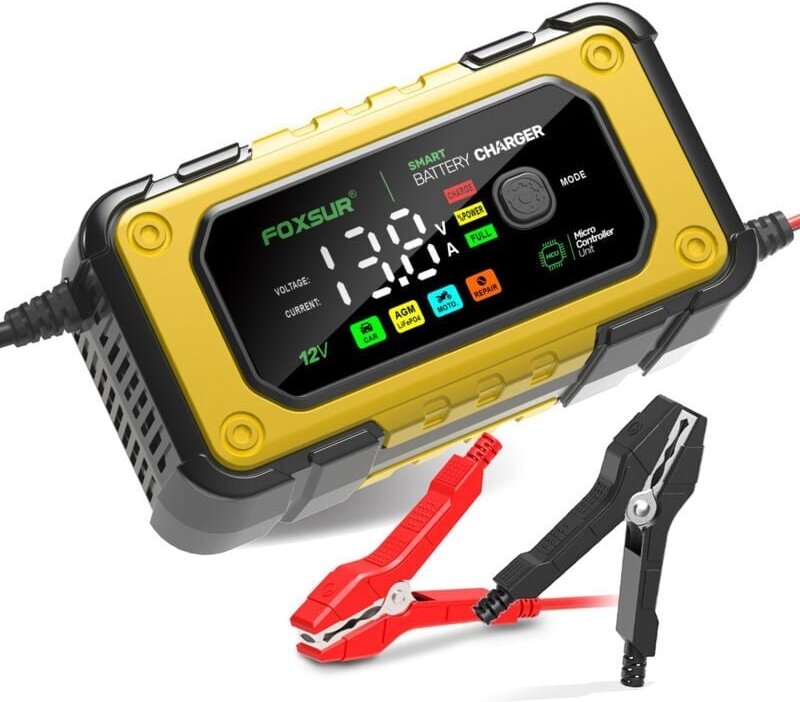 SNQ - 12 V/24 v Smart-Batterieladegerät, Wartungsgerät, mehrere Reparaturschutzfunktionen für Auto, LKW/AGM/Gel/Nass/SLA...