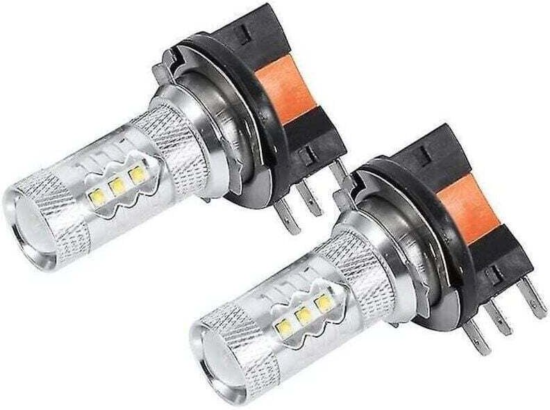 H15 80W LED-Lampen für Autoscheinwerfer Weiß, 2 H15 80W LED-Lampen, Autobeleuchtung