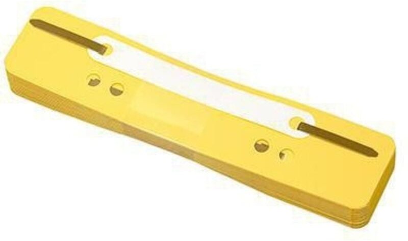 Thumbnail - Heftstreifen 3,4 x 15 cm (b x h) Polypropylen gelb 25 St./Pack.