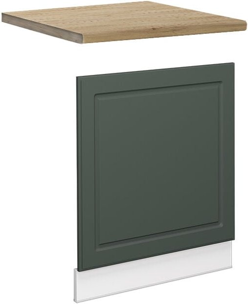 Vicco - Frontblende Fame-Line, Grün-Gold Landhaus, 60 cm , ap Eiche