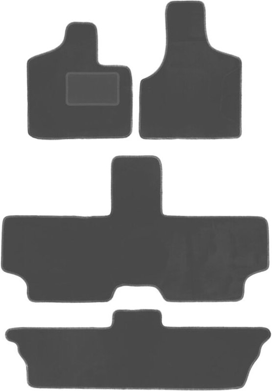 Thumbnail - Graphit-Fußmatten für: Chrysler Voyager III 7-Sitzer (2001-2007)