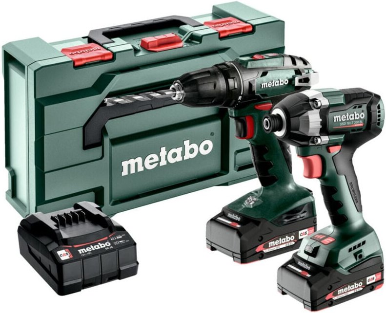 Metabo - Akku Combo Set 2.8.1 18V, bs 18 + ssd 18 lt 200 bl x 145 l
