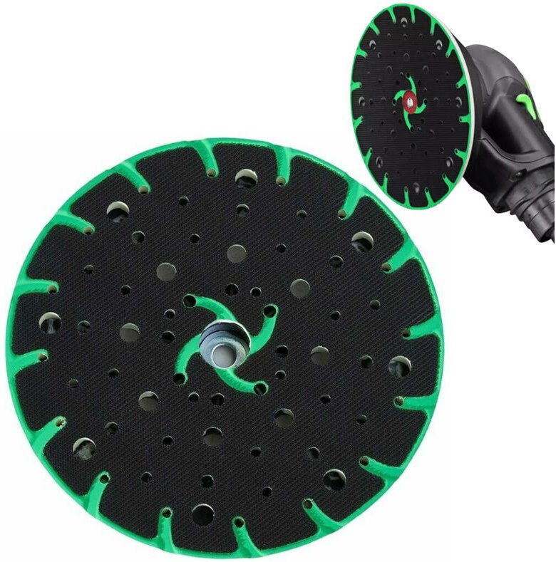 CHOYCLIT 150 mm mit Staubabsauganschluss M8 Ersatz für Festool Schleifteller, kompatibel mit 150mm Exzenterschleifer