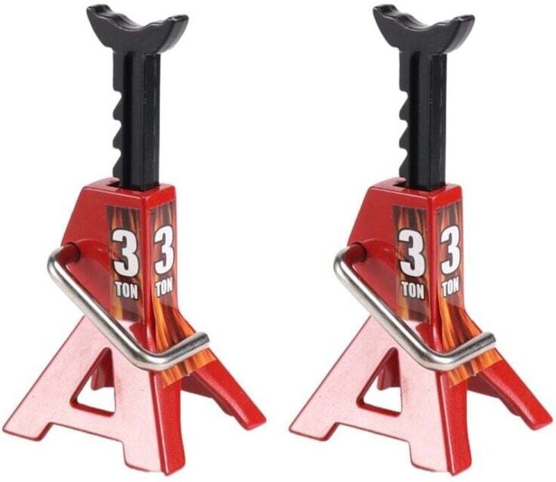 2 Stück 1/10 RC-Autos, Metall-Wagenheber, Reparaturwerkzeuge/Set, Crawler-Kletterauto-Werkzeuge, Druckgussfahrzeuge, Mod...