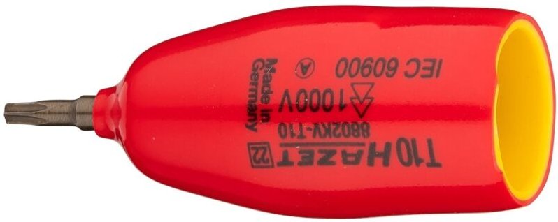 Hazet Schraubendreher-Steckschlüsseleinsatz, Vierkant hohl 10 mm (3/8), Innen TORX Profil, T10, kurz
