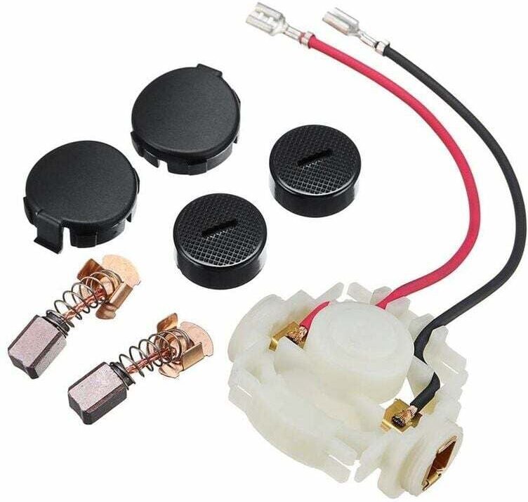 Kohlebürste + Bürstenhalter + Kappen + Kappenabdeckungen für Makita Cb430 Bga450 Bga452 Bjs160 Bjs161 Kit -INHHUB