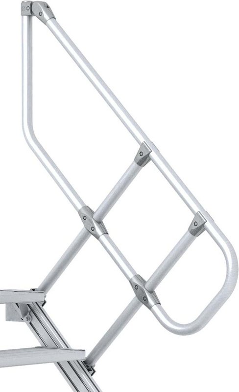 Zarges Handlauf für 45° Treppe 2 Stufen