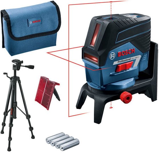 Bosch Kombilaser gcl 2-50 c Professional im Set in Schutztasche + bt 150
