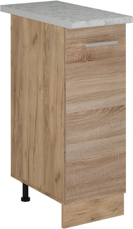 Vicco - Apothekerschrank R-Line, Sonoma, 30 cm ap Marmor