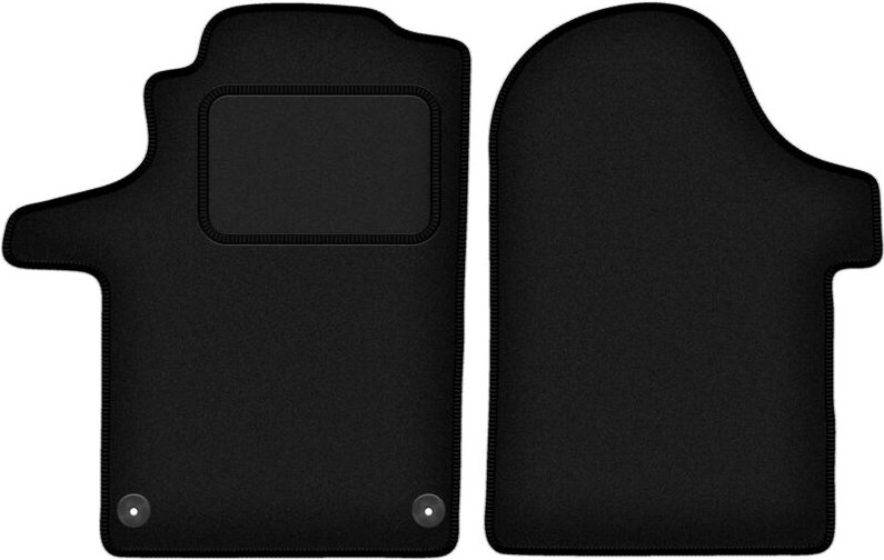 Vordere Matten schwarz für: Mercedes Vito W447 Kastenwagen (2014-)