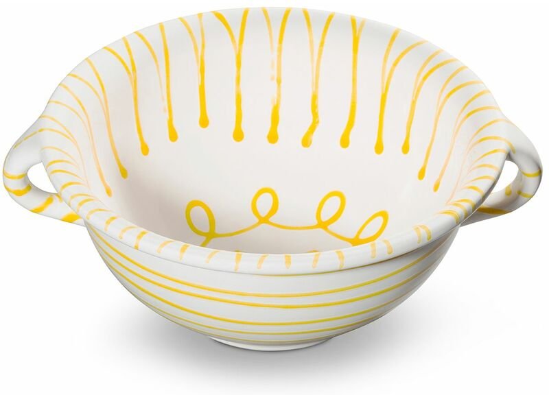 Gmundner Keramik - Gelbgeflammt, Weitling (ø 25cm)