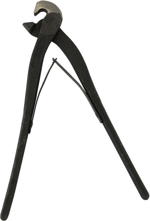 Fliesenlochzange mit feder