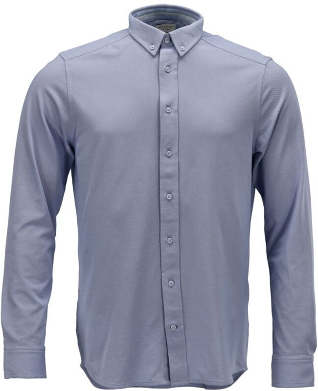 Hemd, schmale Passform, Stretch Gr. 41-42, hellblau - Mascot