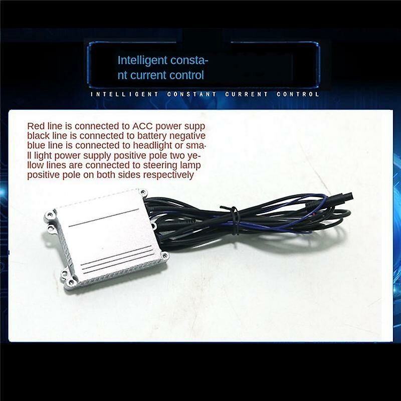 Woosien - Auto led Tagfahrlicht Nebelscheinwerfer Frontstoßstange Blinker für 2006–2008