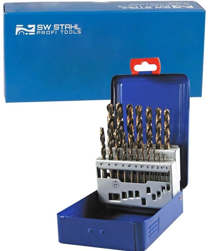 Thumbnail - SW-Stahl 80625L KOBALT-Bohrersatz 25 teiliger Satz 1-13 mm
