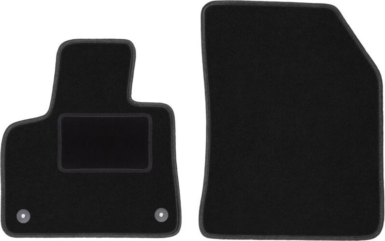Vordere Matten schwarz für: Peugeot 5008 II Crossover (2017-)