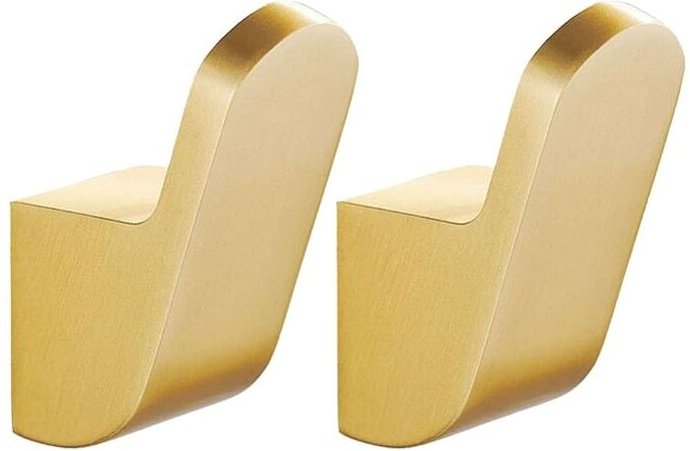 Sollbry - Kleiderhaken, 2 Stück Wandhandtuchhaken Badezimmerhaken Messinghaken Türhaken Wandhandtuchhaken Handtuchhaken ...