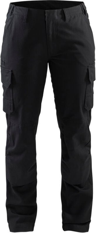 Arbeits-Hose Industrie Stretch Damen 7106 - Schwarz XL - FR(48) - SE(C46) - Kurz