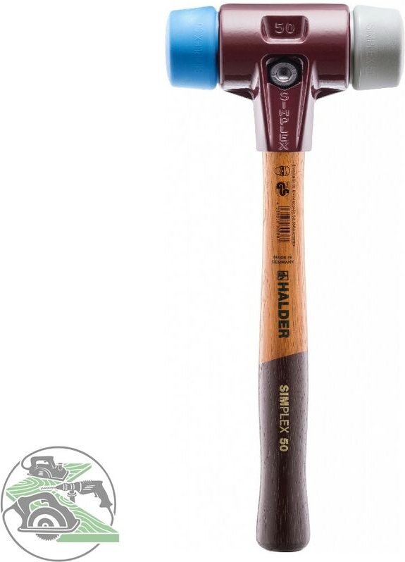 Erwin Halder Kg - Halder simplex 3013.050 Schonhammer ergonomischer Griff, mittelhart, weich 1060 g 370 mm 1 St.