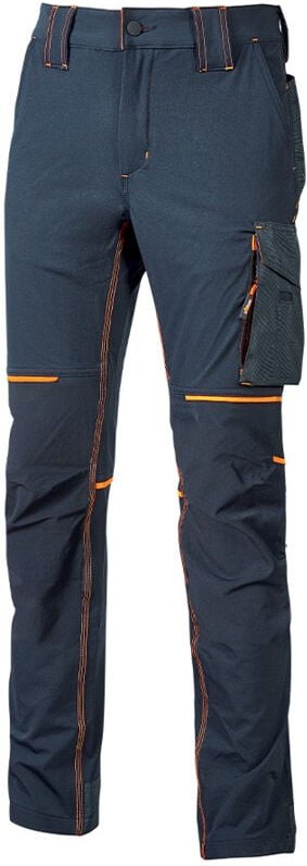 U-power - World U-4 stretch Slim fit Arbeitshose - l - Blau