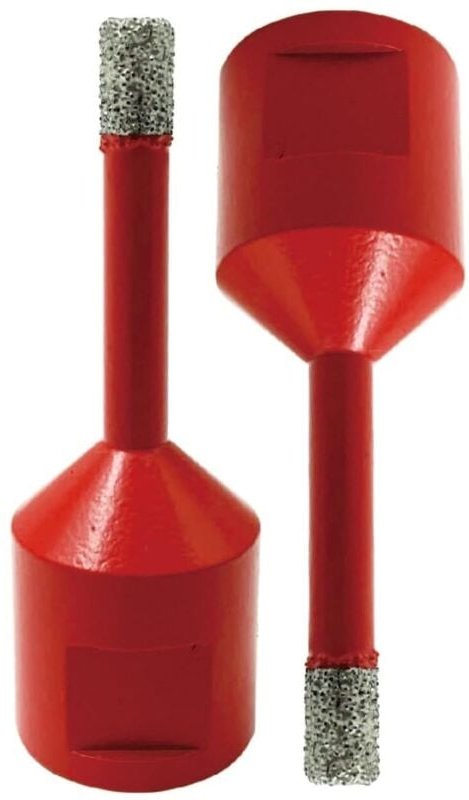 6 mm (1/4 Zoll) Diamantbohrer – 2 Stück, vakuumgelöteter Diamantbohrer mit 5/8-11-Gewinde, Diamantlochsäge für Porzellan...