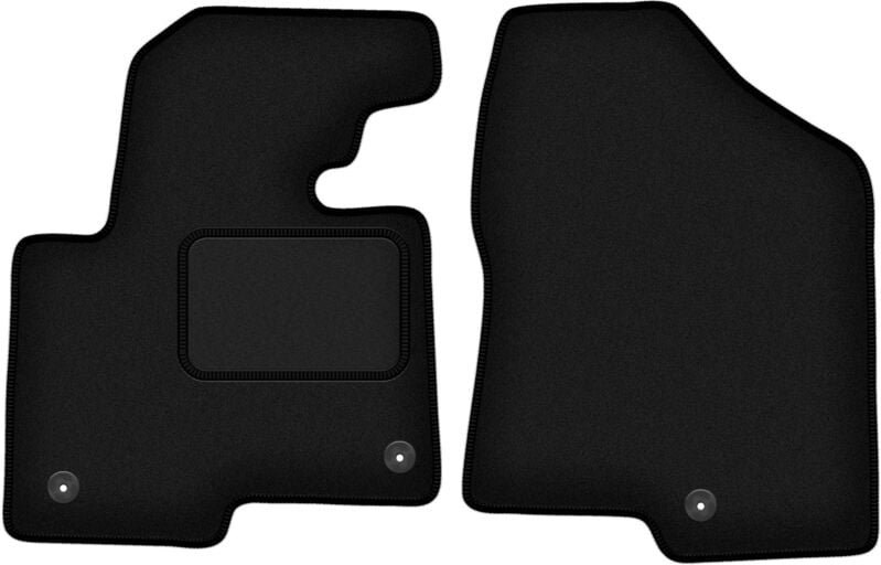Vordere Matten schwarz für: Hyundai SantaFe III 7 Sitzer (2012-)