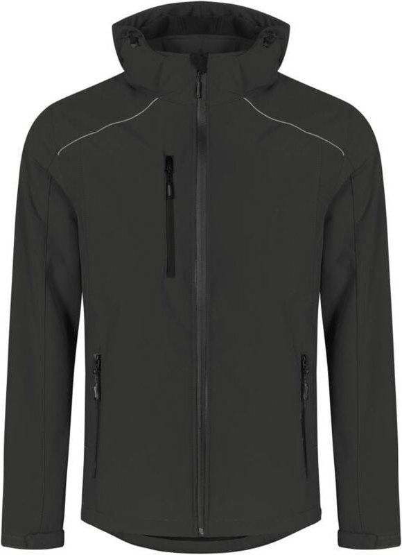 Thumbnail - Wintersoftshelljacke, charcoal, Gr.XL