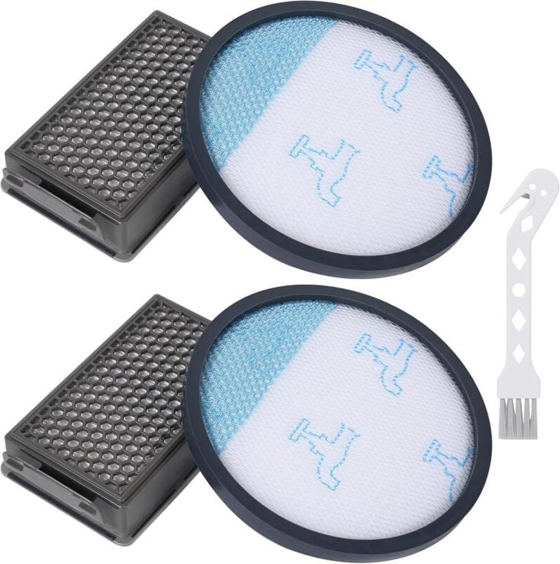 2 Filter-Ersatzset für Rowenta Compact Power XXL Staubsauger. Ersetzt Teil ZR78000 RO4811EA RO4825EA RO4853EA RO4855EA