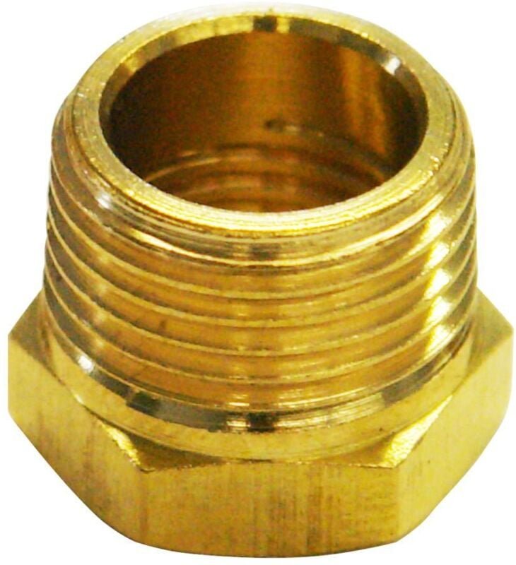 Reduzierung 12,70 mm 1/2 Außengewinde x 6,35 mm 1/4 Außengewinde Kompressorzubehör - Güde