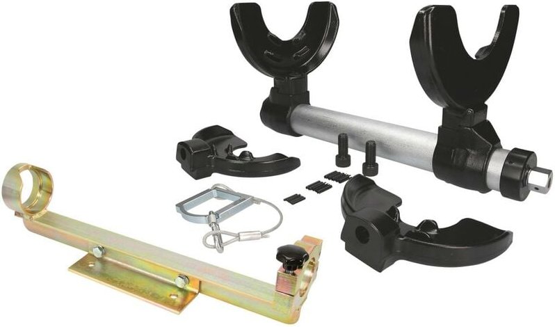 Universal Federspanner mit Fangseil und Schraubstockhalter