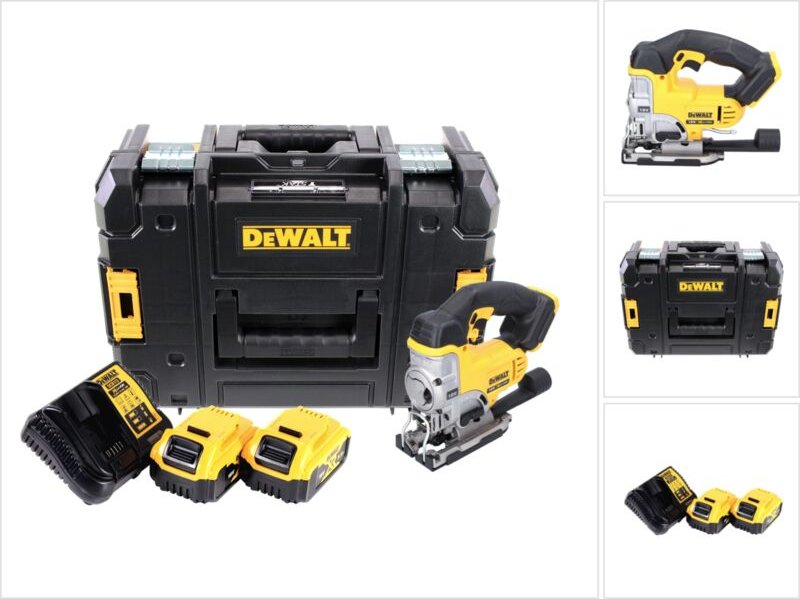 DeWalt DCS 331 P2 Akku Stichsäge 18 V + 2x Akku 5,0 Ah + Ladegerät + TSTAK