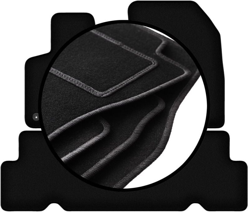 Komplettset Veloursmatten für: Citroen C4 Grand Spacetourer 5-Sitzer (2013-2021)