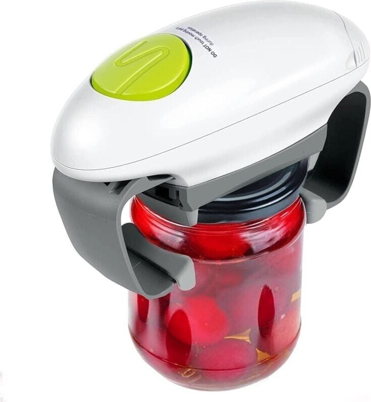 Elektrischer Glasöffner mit One-Touch-Funktion – leistungsstarker automatischer Flaschenöffner für schwache Hände und Se...