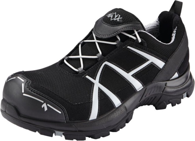 Halbschuh schwarz/silber Black Eagle Safety 41.1 Low esd, S1P, EU-Schuhgröße: 35 - Haix