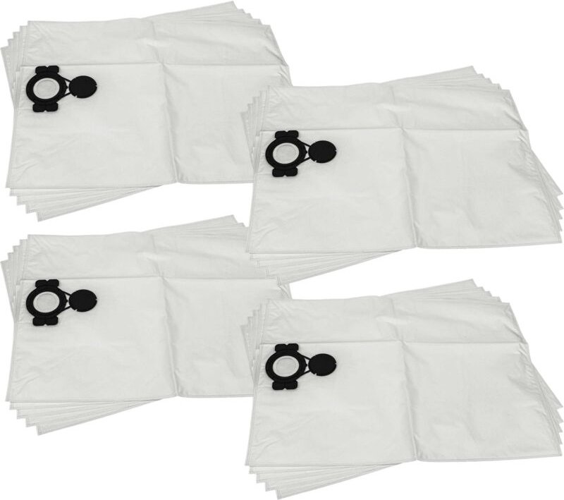 20x Staubbeutel Ersatz für Milwaukee 4932459689 für Staubsauger - Vlies, 30l Füllvolumen, 74cm x 51cm Weiß - Vhbw