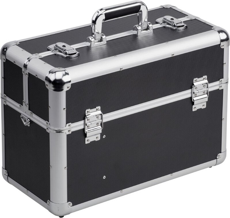 Mehrzweckkoffer 450 x 320 x 225 mm - Extra viel Stauraum - Einteilbare Kleinteilfächer & Stehfach - Abschließbar - Inklu...