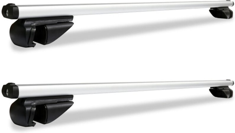 Alu Dachträger Relingträger Universal 124cm Dachgepäckträger Gepäckträger Mit Sicherheitsschloss 150kg