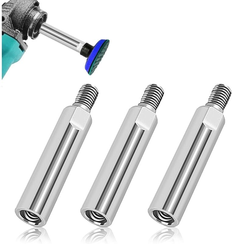 3 stücke M10 Winkel Grinder Verlängerung Stange 80mm Pleuel Polierer Schaft Verlängerung