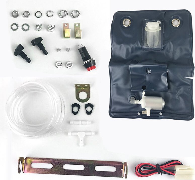 Auto-Windschutzscheiben-Reinigungswerkzeug, Reinigungspumpen-Set, geeignet für 12-V-Auto-Windschutzscheiben-Reinigungspu...