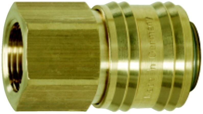 Thumbnail - Messing-Kupplung mit Innengewinde, G3/8"IG