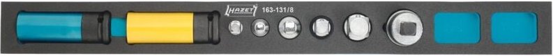 Thumbnail - Steckschlüsseleinsatz Satz, Vierkant hohl 6,3 mm (1/4), Vierkant hohl 10 mm (3/8), Vierkant hohl 12,5 mm (1/2), Vierkant...