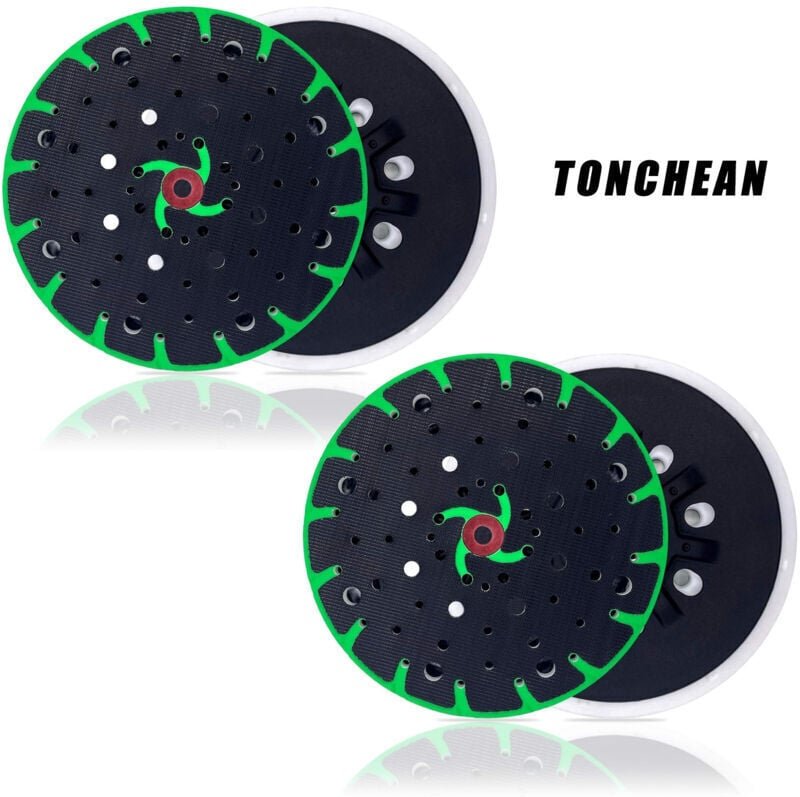 Thumbnail - 2-teiliges 150-mm-Schleifpad für Staubabsaugung, für Festool Rotex RO, ETS 150, ETS EC 150, WTS 150/7. Schleifpad für Ta...