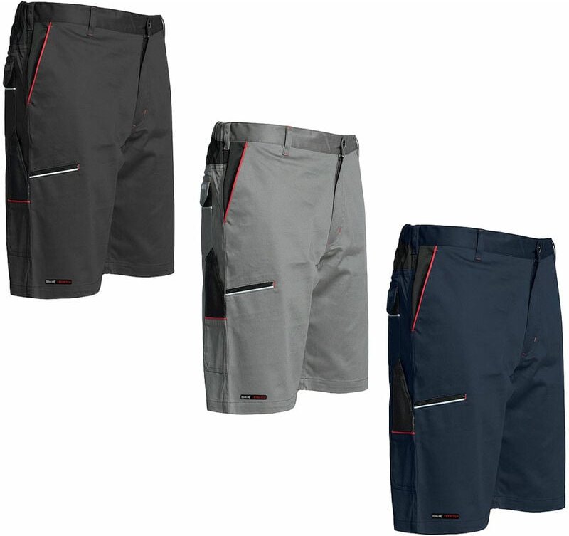 Thumbnail - Stretch Boom 9034B Arbeitsshorts - xl - Grau - Issaline