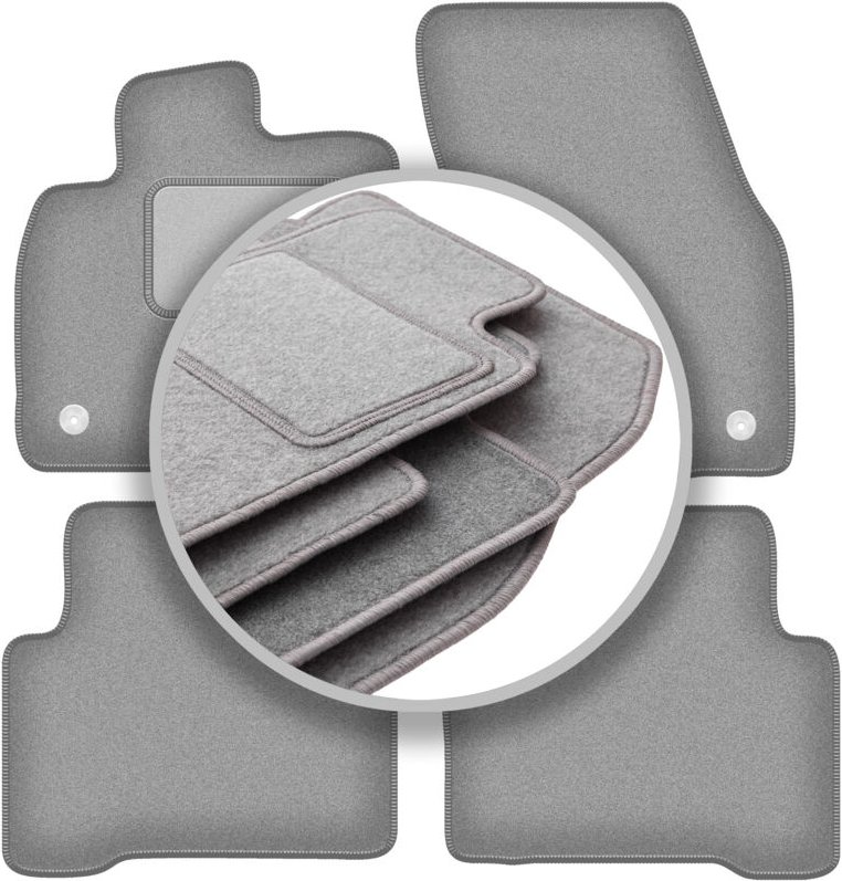 Graue Automatten für: Volkswagen Touran II Minivan (2016-)