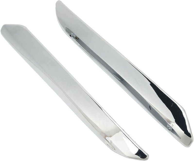 Eosnow - 2 Stück Frontstostangenleiste links rechts Anti-Kratz-Chrom-Silber-Ersatz für Citroen C5 X7 2007-2015