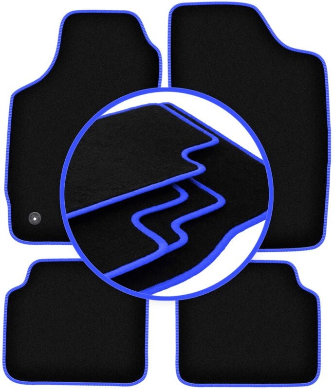 CARLUX-BLUE Autofußmatten für: Peugeot 309 Liftback (1985-1993)