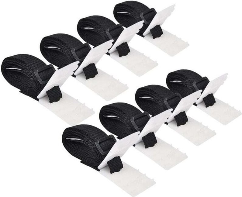 Cinghie di fissaggio universali per mulinelli da piscina, 8 pezzi, 1,8 m