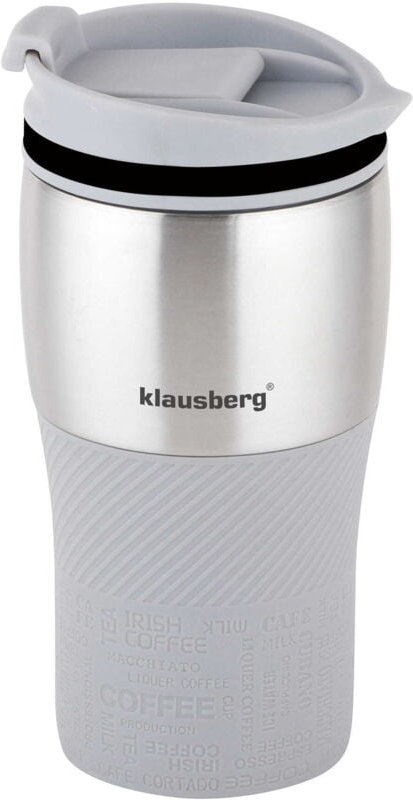 Thermobecher 320ml KLAUSBERG grau KB-7626