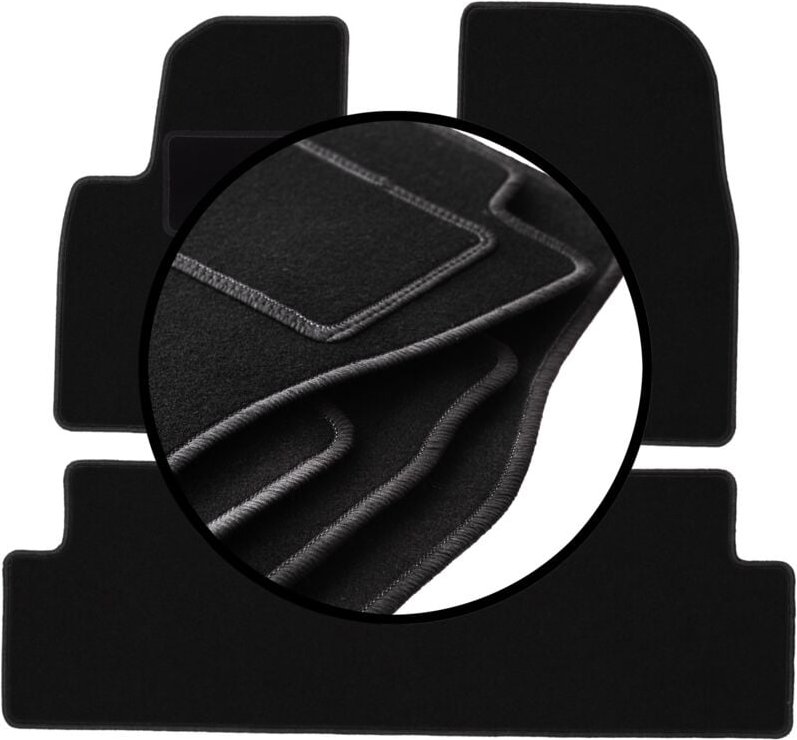 Komplettset Veloursmatten für: Tesla Model 3 Limousine (2017-)